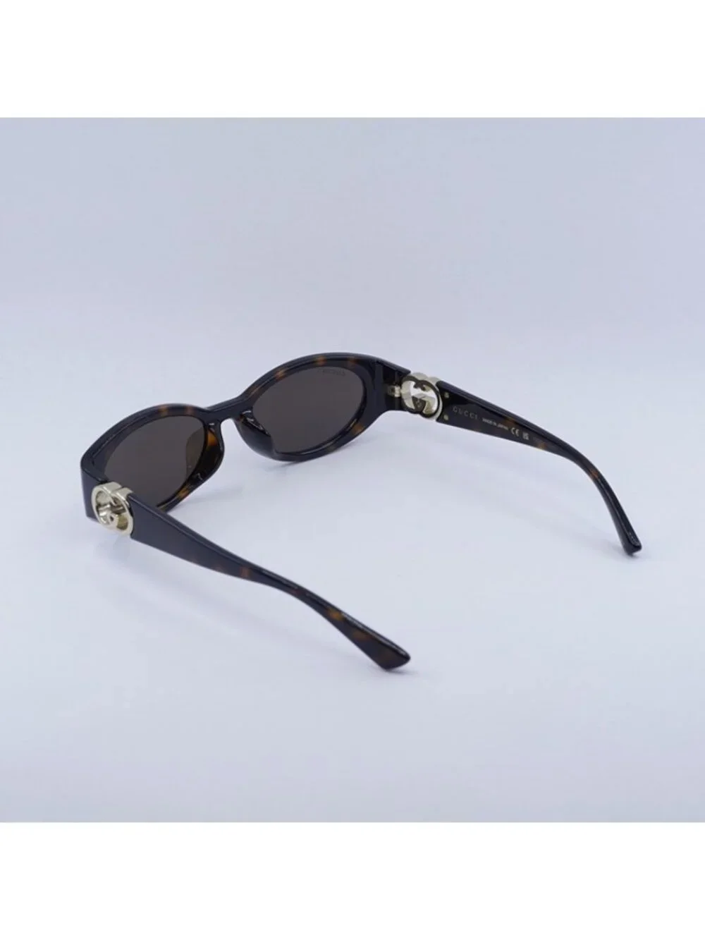 Gucci GG1662SA 002 Sunglasses Havana Oval Frame, Brown Lenses